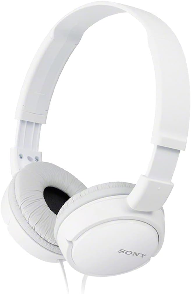 Sony MDR-ZX110 składane słuchawki nauszne, przewodowe (białe lub różowe)