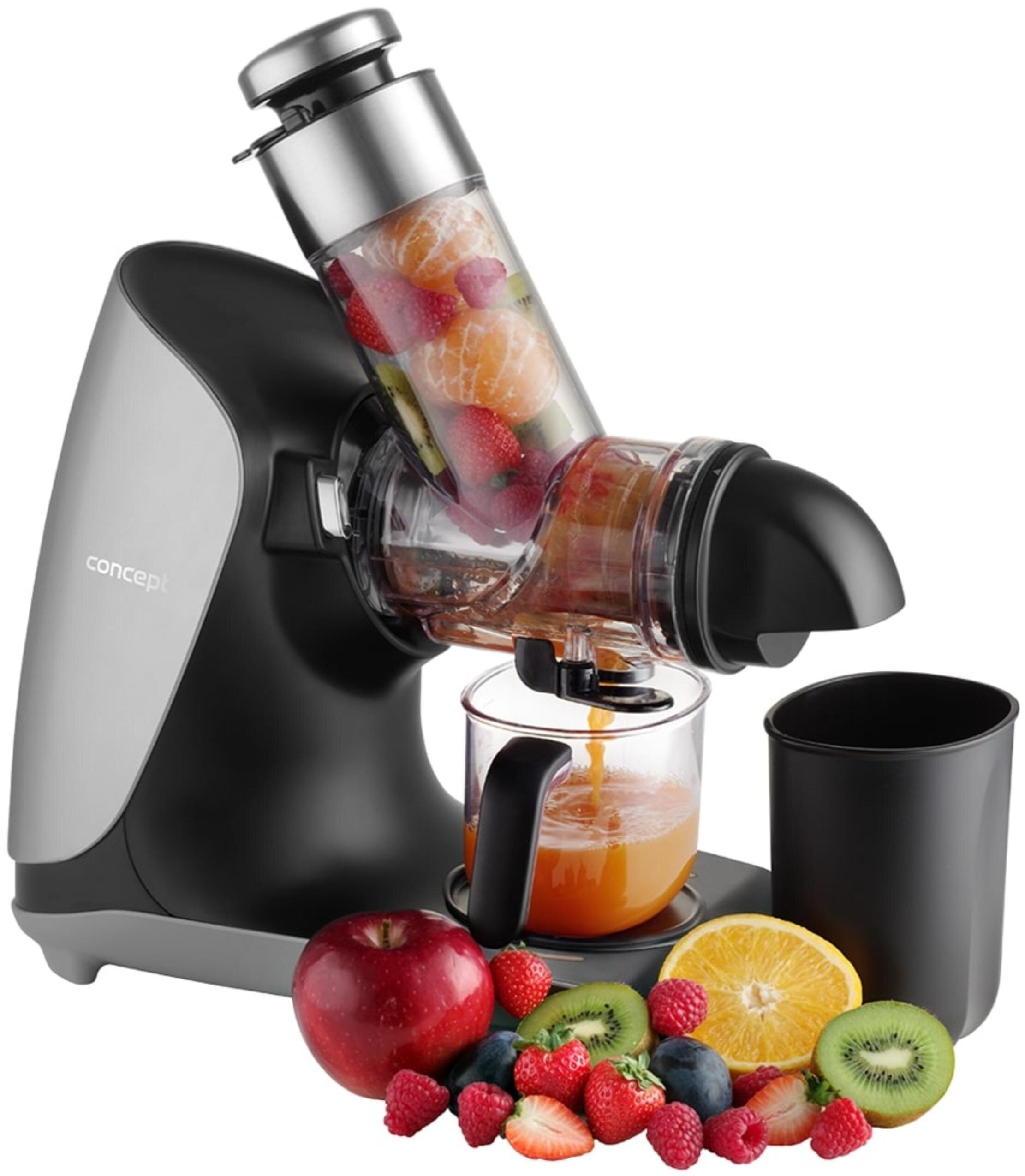 Wyciskarka wolnoobrotowa CONCEPT Nutriboost LO7250, Czarny