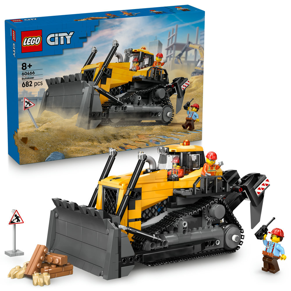 Klocki LEGO 60466 City Żółty buldożer