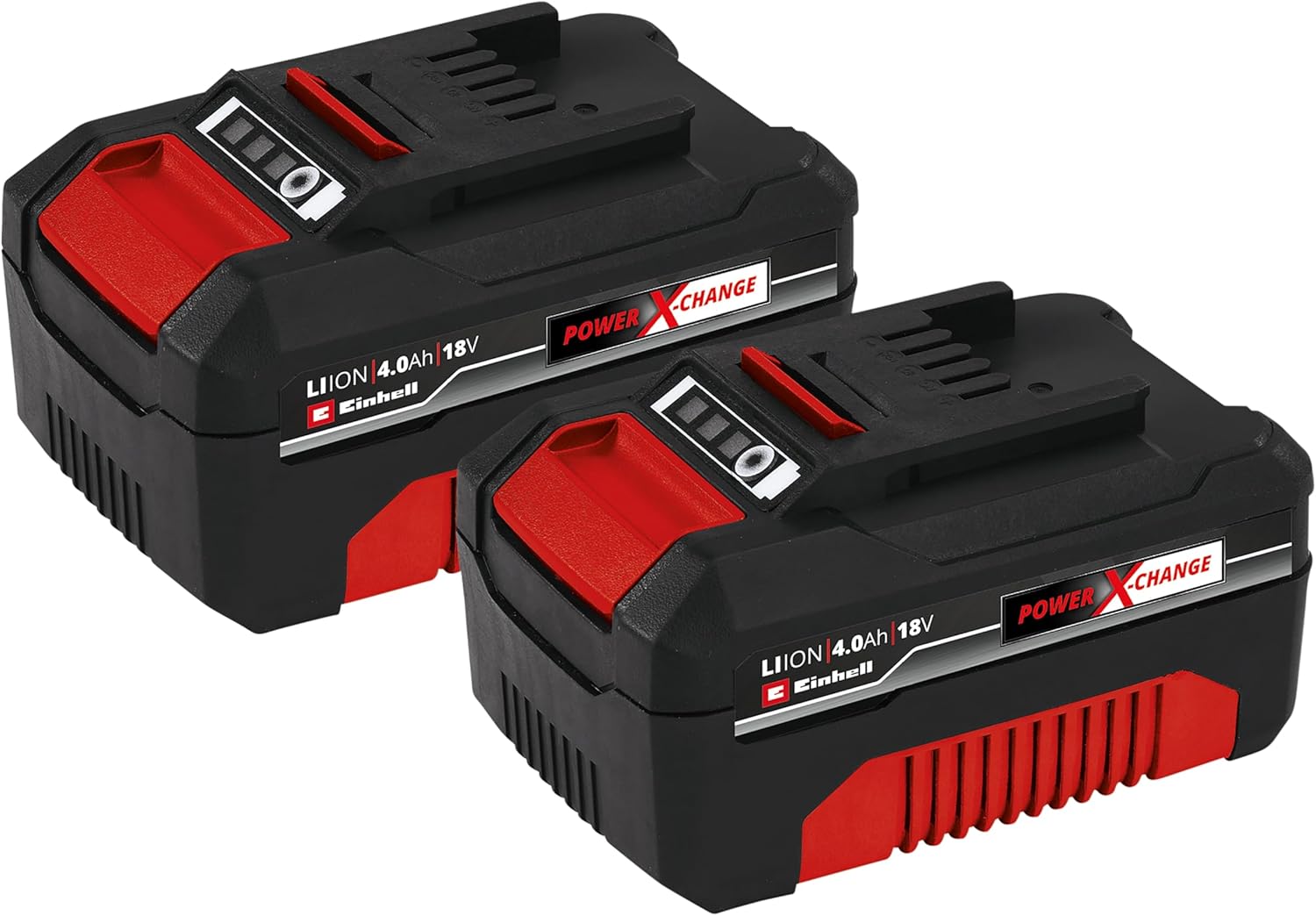 2 x Oryginalny akumulator Einhell Power X-Change (Twinpack, Li-Ion, 18 V, 2x4,0 Ah)