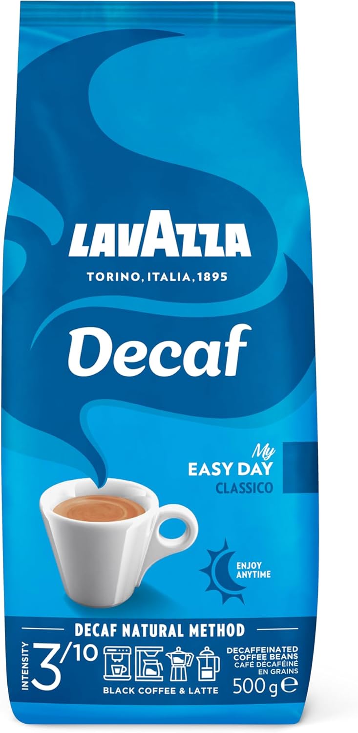 Lavazza Kawa Ziarnista, Crema Decaffeinato, 500g