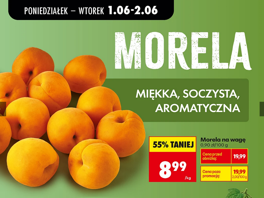 Morela na wagę, 1 KG