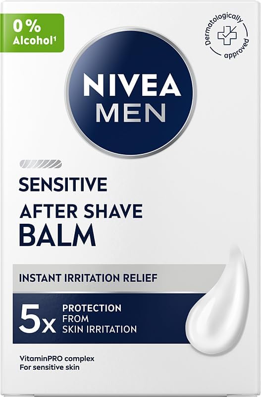 NIVEA MEN Sensitive Łagodzący balsam po goleniu z wyciągiem z rumianku, 100 ml