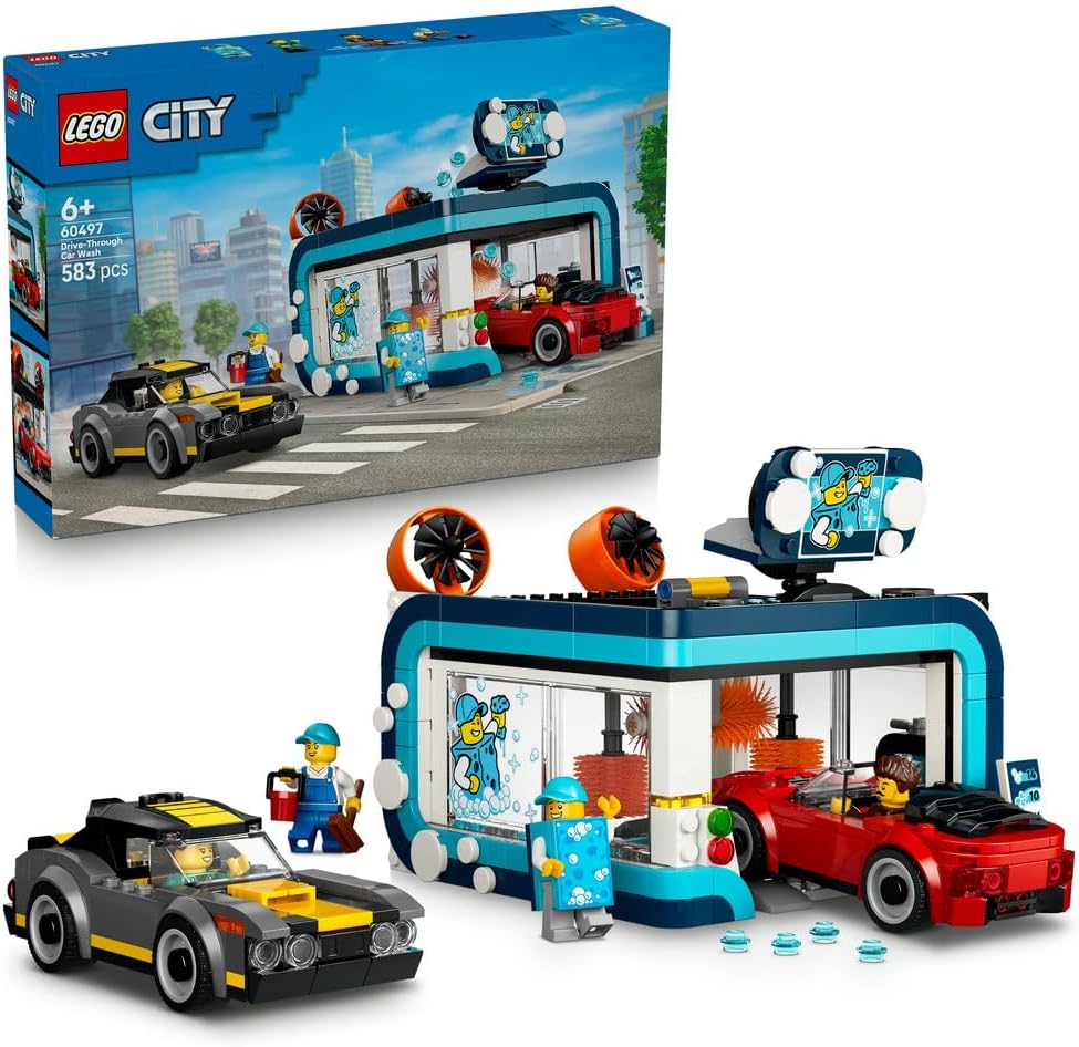 Klocki LEGO City, Automatyczna myjnia samochodowa,60497