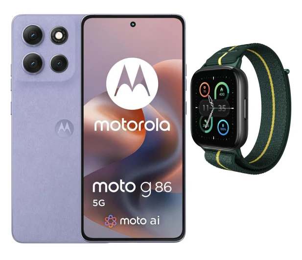 Motorola moto g86 power 5G 12/256GB Cosmic Sky + watch fit