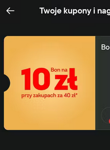 Kupon na 10 PLN rabatu przy zakupach za min. 40 PLN