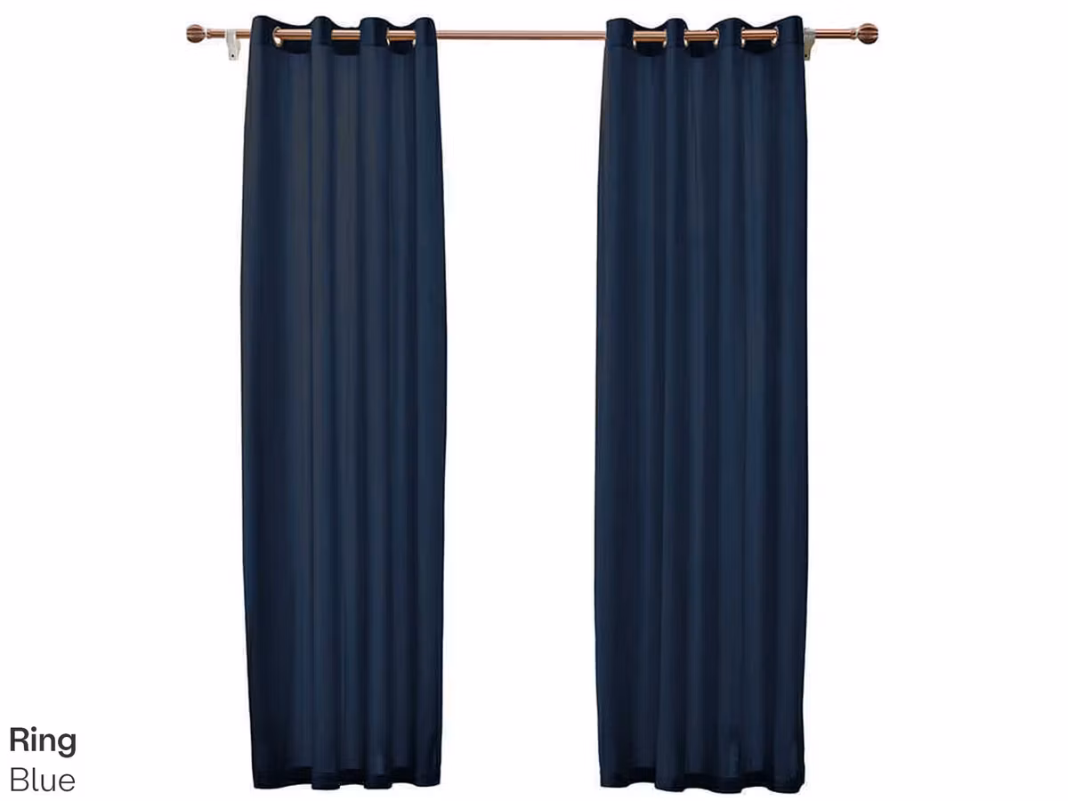 Zasłona zaciemniająca Larson z kółkami | 150 x 250 cm | zaciem. 95% - 3 warstowe (różne kolory i wersje)