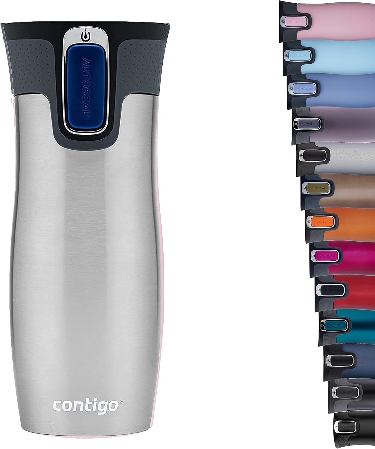 Kubek termiczny Contigo West Loop Autoseal, ze stali nierdzewnej, 470 ml