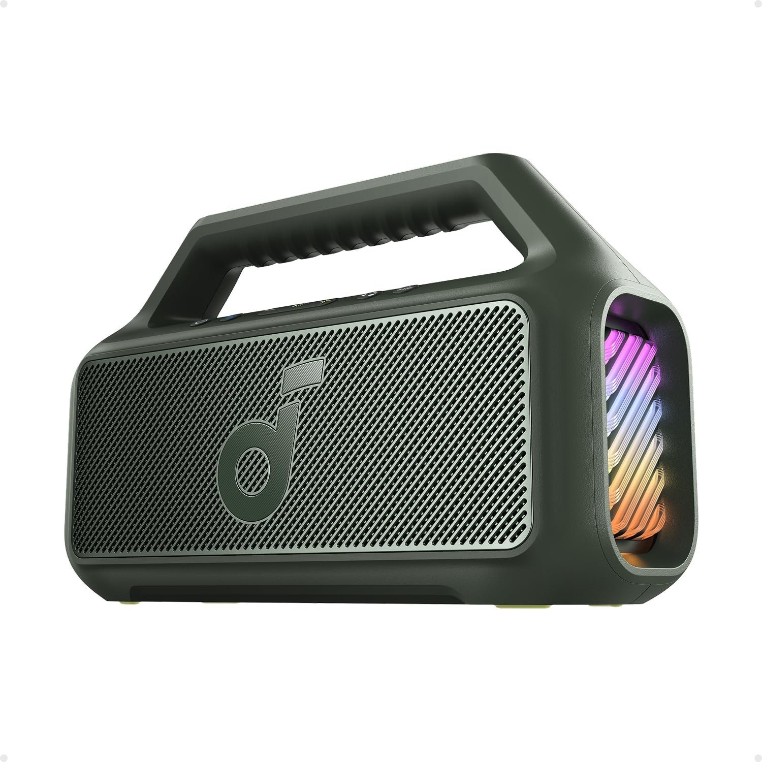 Głośnik Soundcore Boom 2 (odnowiony), 80W, BassUp 2.0, Czas odtw.24 godz,Wodoodporność IPX7, RGB