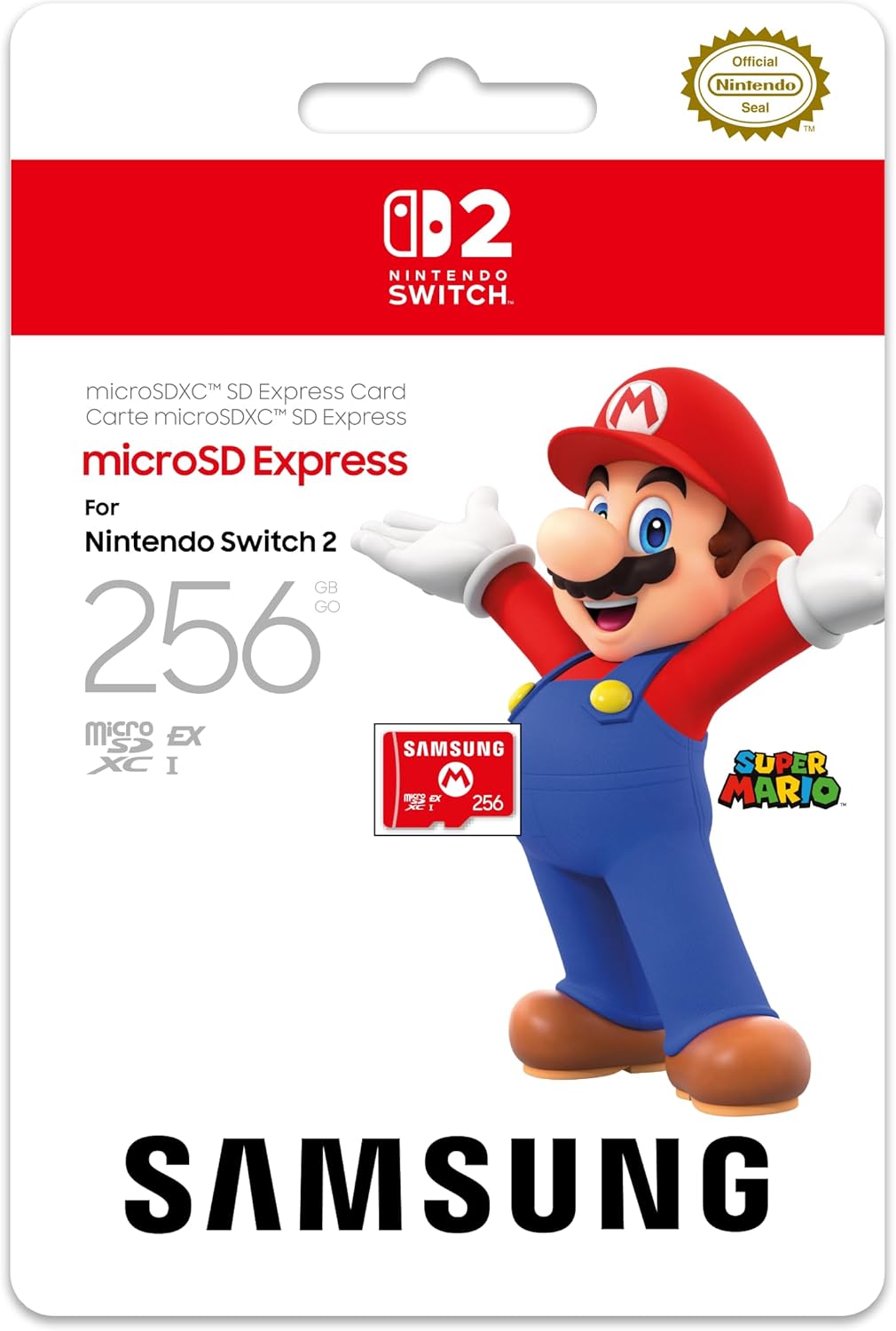Karta pamięci micro SD Express 256 GB SAMSUNG - Nintendo Switch 2