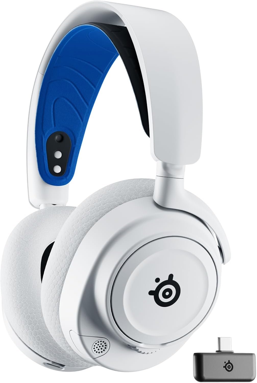Słuchawki gamingowe SteelSeries Arctis Nova 7P Wireless, białe
