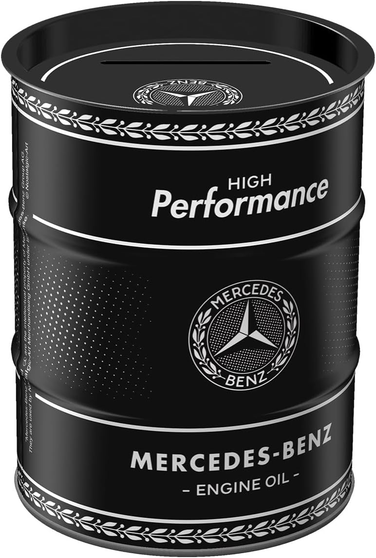 Nostalgic-Art Retro skarbonka, 600 ml, Mercedes-Benz - olej