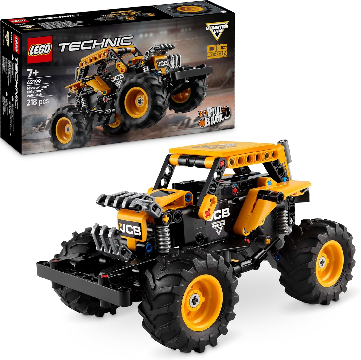 Klocki LEGO Technic Monster Jam DIGatron Pull-Back Truck Toy