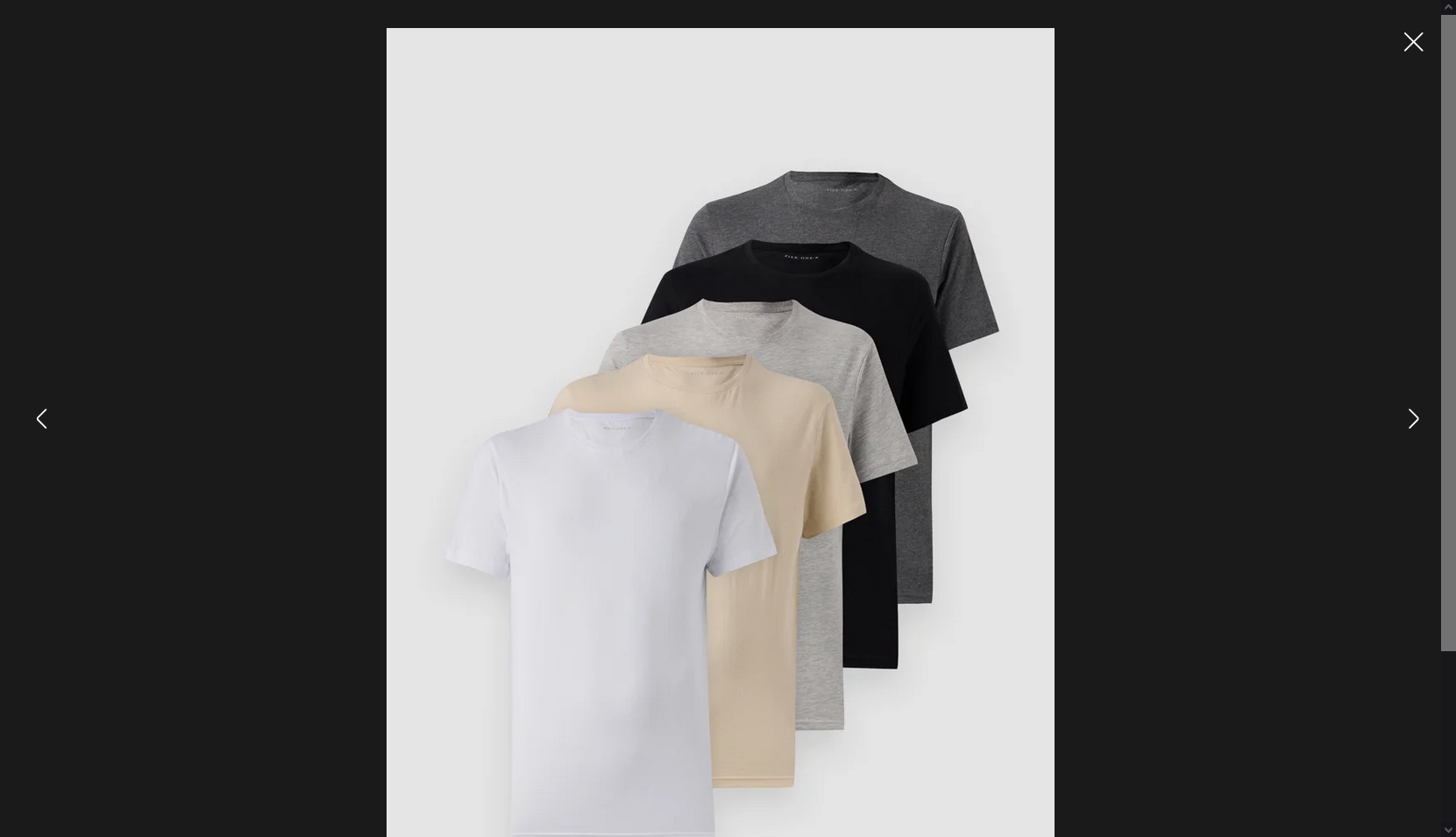 Pier One 5 PACK - T-shirt basic - różne kolory, rozm. XS-6XL, 100% bawełna