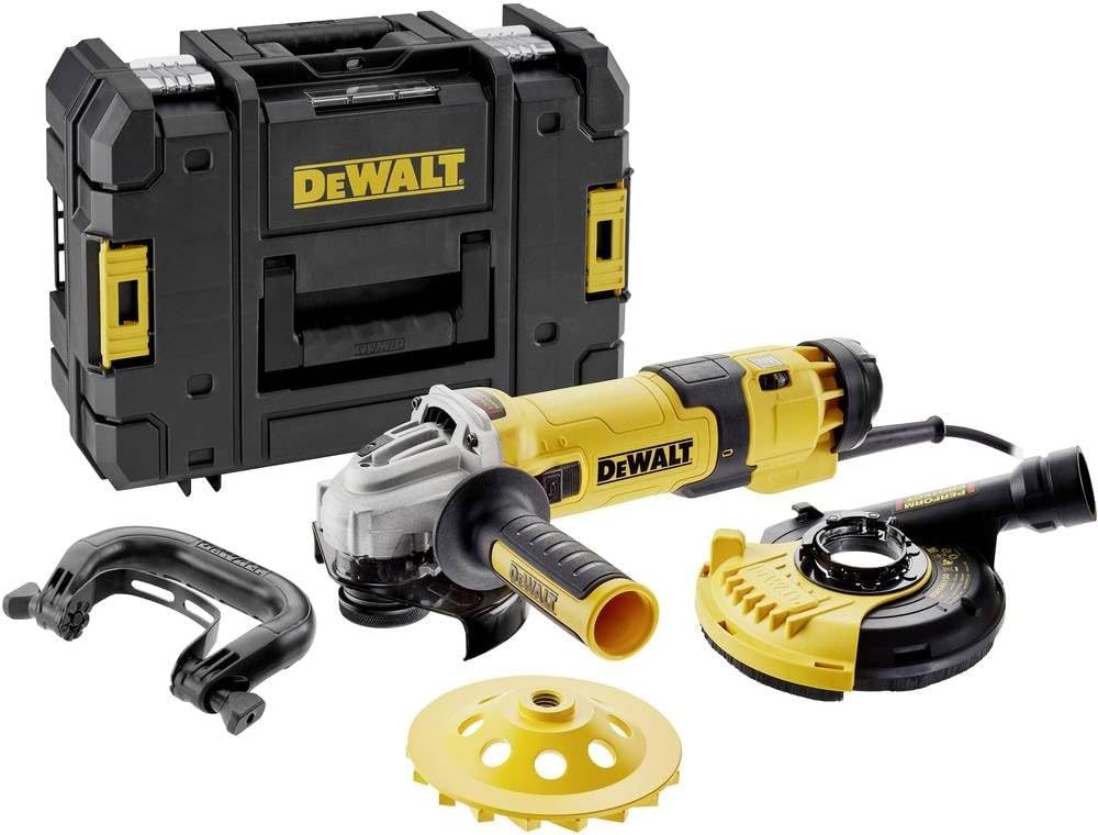 Dewalt Szlifierka Kątowa, Czarny/Żółty, 125 mm, do pow. betonowych