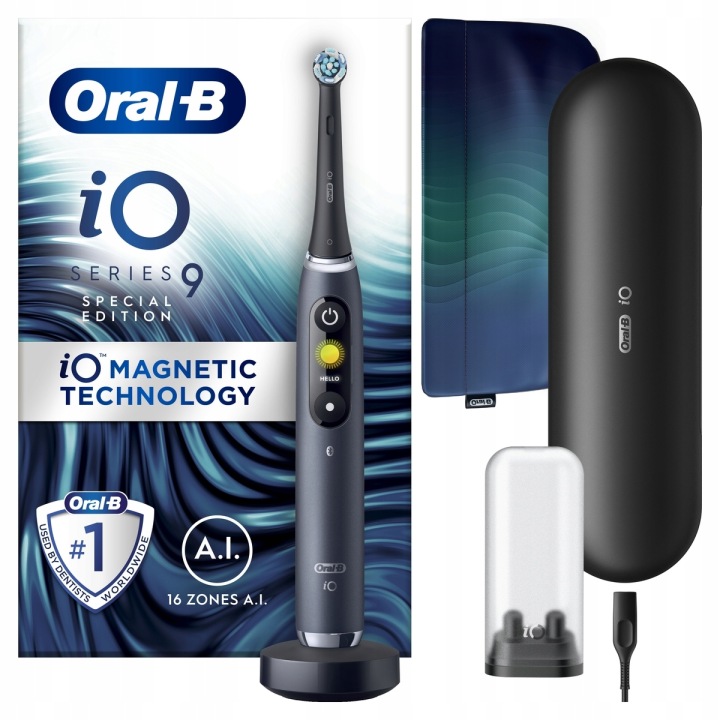 Oral-B iO9 EDYCJA SPECJALNA, Szczoteczka elektryczna + etui podróżne