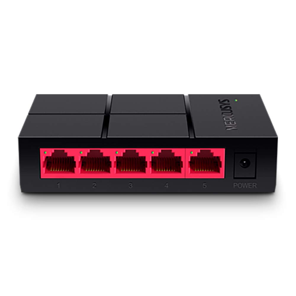 MERCUSYS MS105G – 5-portowy gigabitowy switch biurkowy, metalowa obudowa