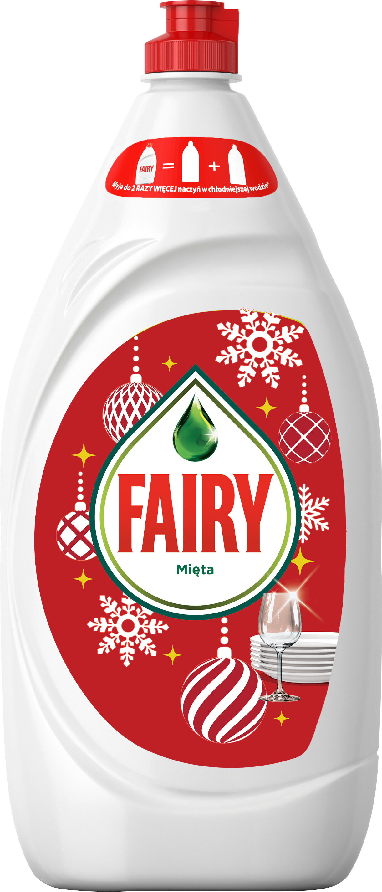 Płyn do mycia naczyń FAIRY Clean & Fresh Mięta, 1350 ml