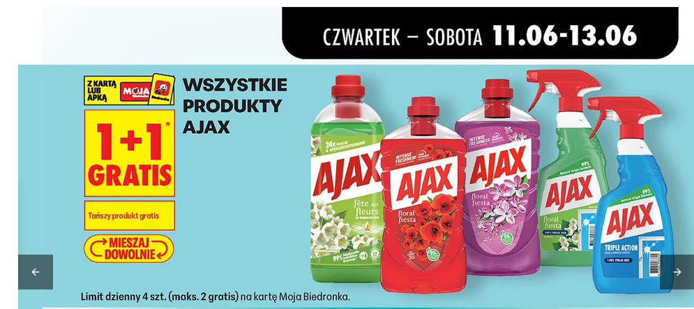 Wszystkie produkty AJAX (1+1 GRATiS)