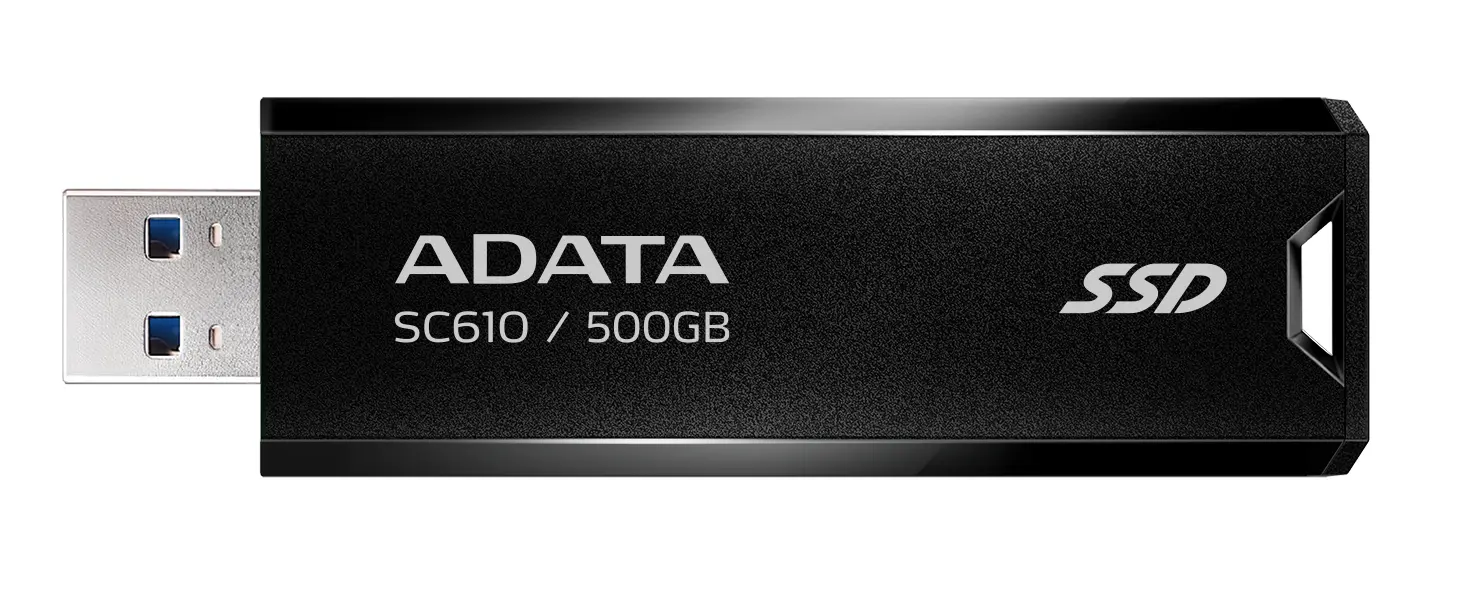Dysk Adata SC610 500GB USB 3.2 Czarny, przenośny