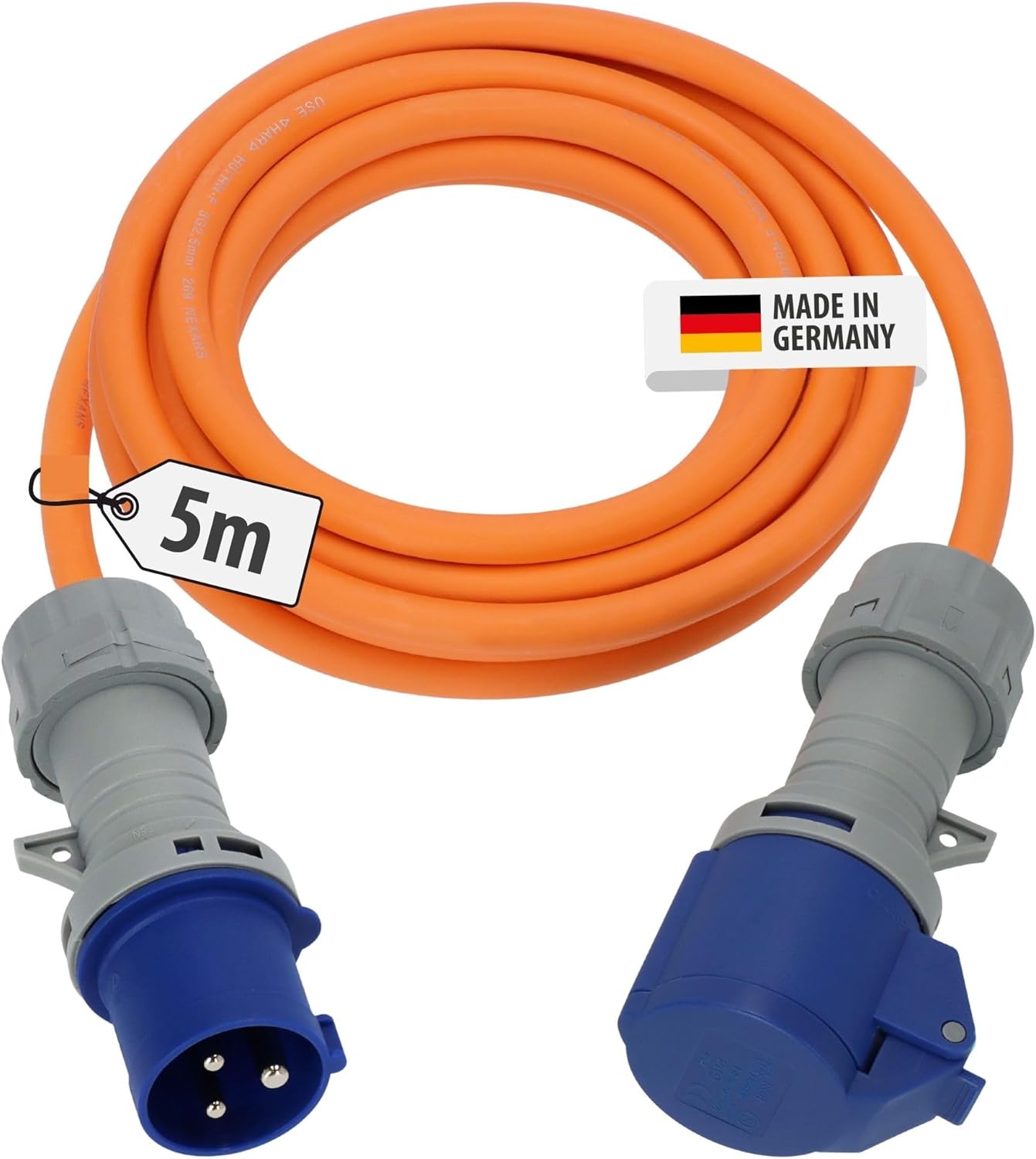 Brennenstuhl CEE 230V przedłużacz kempingowy, 5 m, z wskaźnikiem napięcia LED