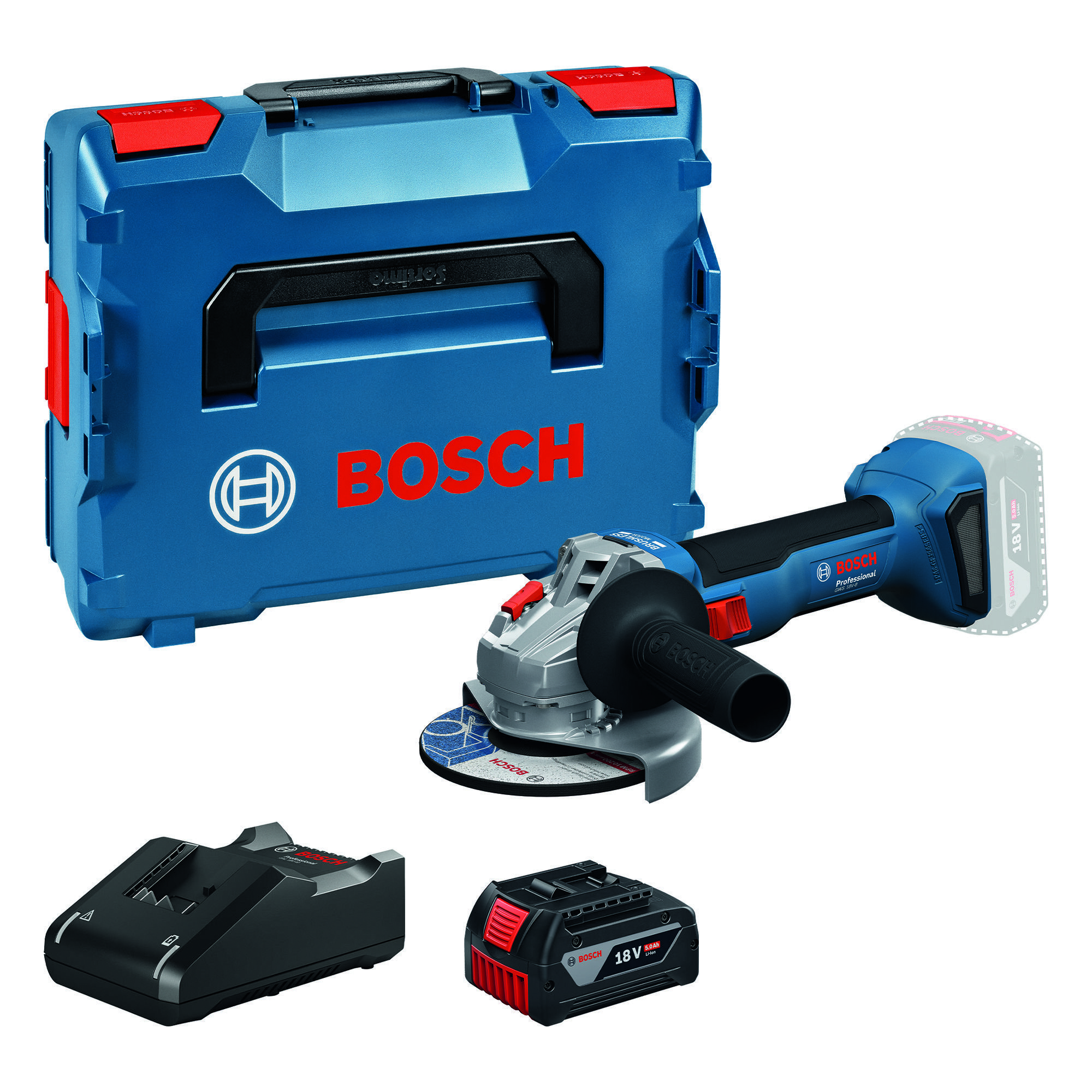 Szlifierka kątowa akumulatorowa BOSCH Professional 06019N9005 GWS 18V-8