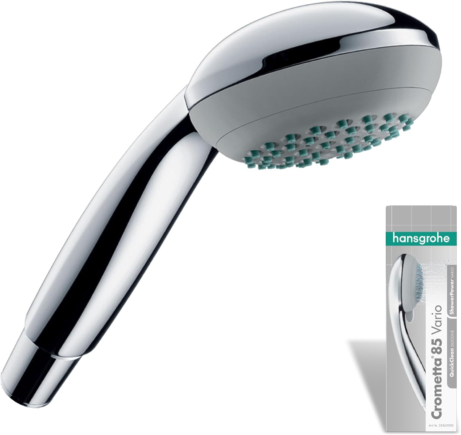 Hansgrohe Crometta 85 Słuchawka Prysznicowa, Srebrny, 7 x 8.5 x 18.4 cm
