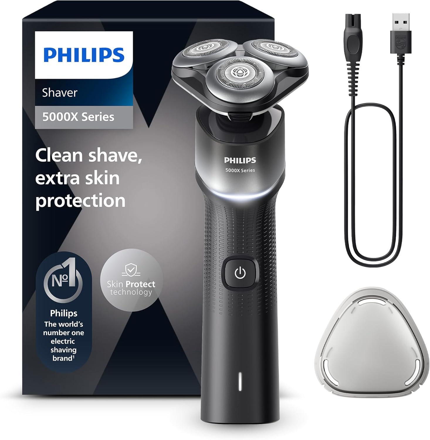 Philips Golarka Elektryczna z Serii 5000X, Golenie na Mokro i Sucho