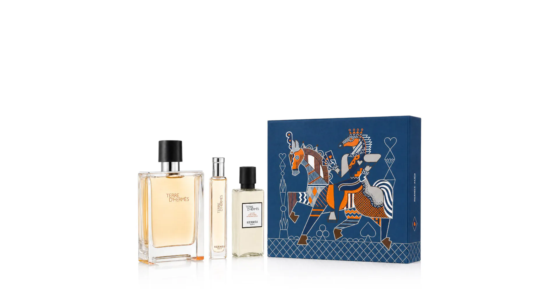 ZESTAW Hermes Terre D'Hermès, Woda toaletowa dla mężczyzn 100ML + EDT 15 ML + 40 ML After Shave