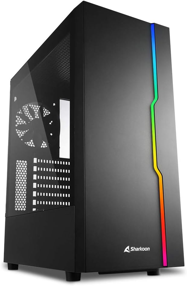Obudowa komputera PC-Case Sharkoon RGB Slider black