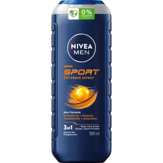 Nivea Men Sport, żel pod prysznic, 500 ml