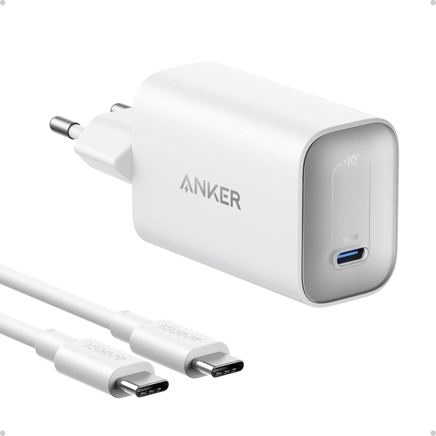 Anker Nano Ładowarka 100W + kabel USB‑C 1,8 m (biały)