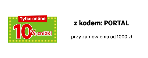 RABAT -10% na drzwi online, MWZ 1000 PLN