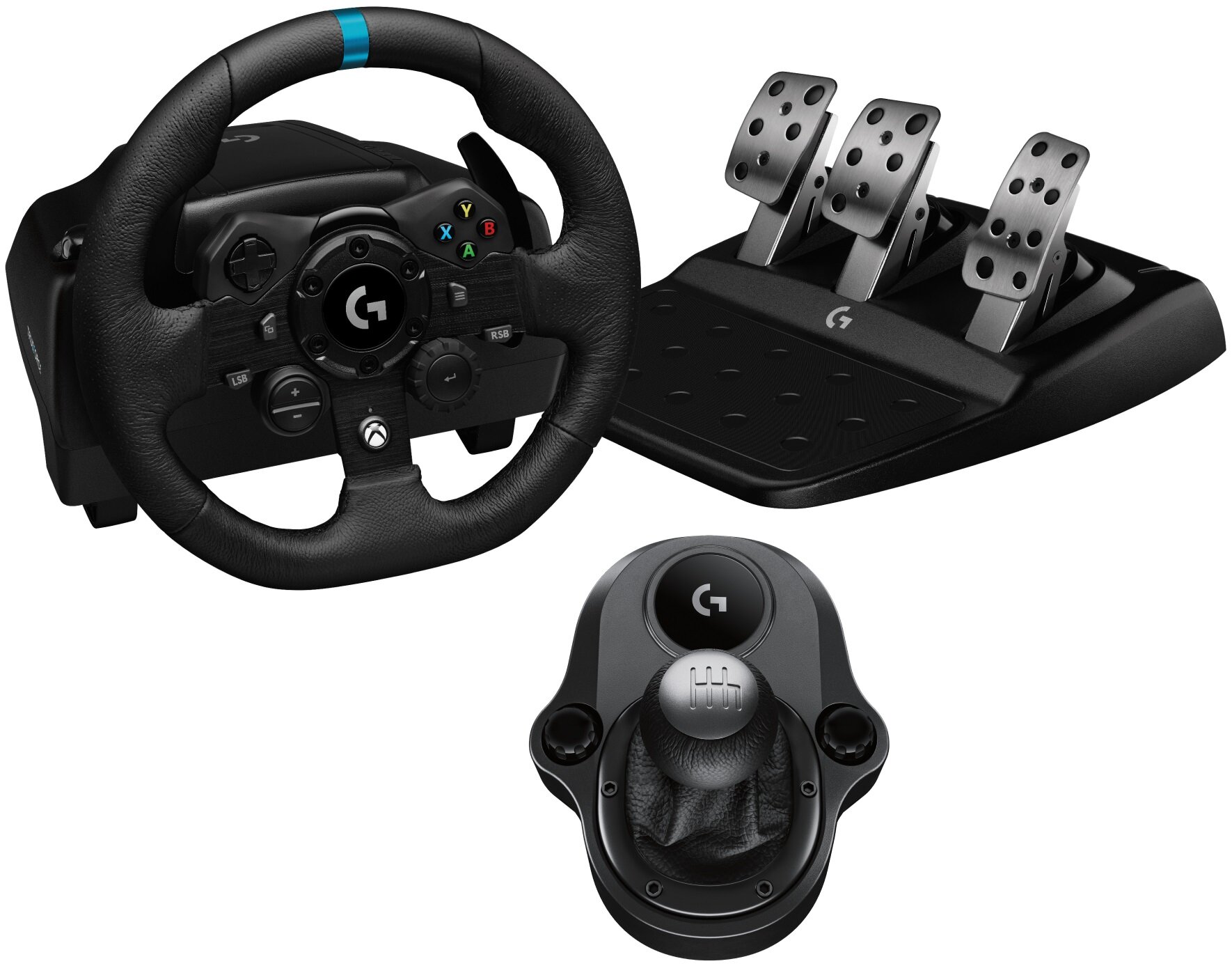 Kierownica LOGITECH G923 + Shifter Bundle (Xbox One/Xbox Series X/S)