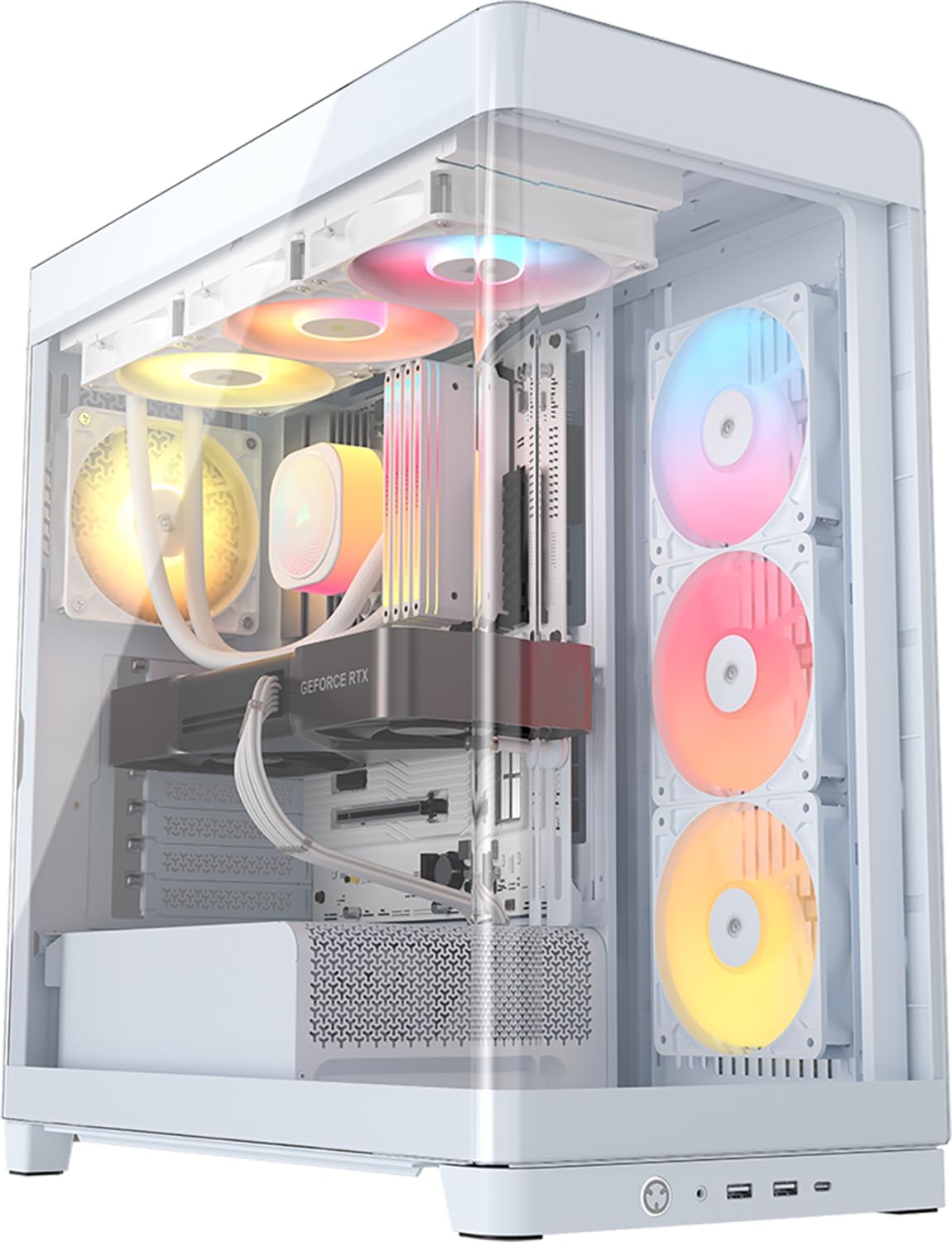 CORSAIR FRAME 4500X RS-R ARGB Panoramiczna szklana obudowa PC Mid-Tower
