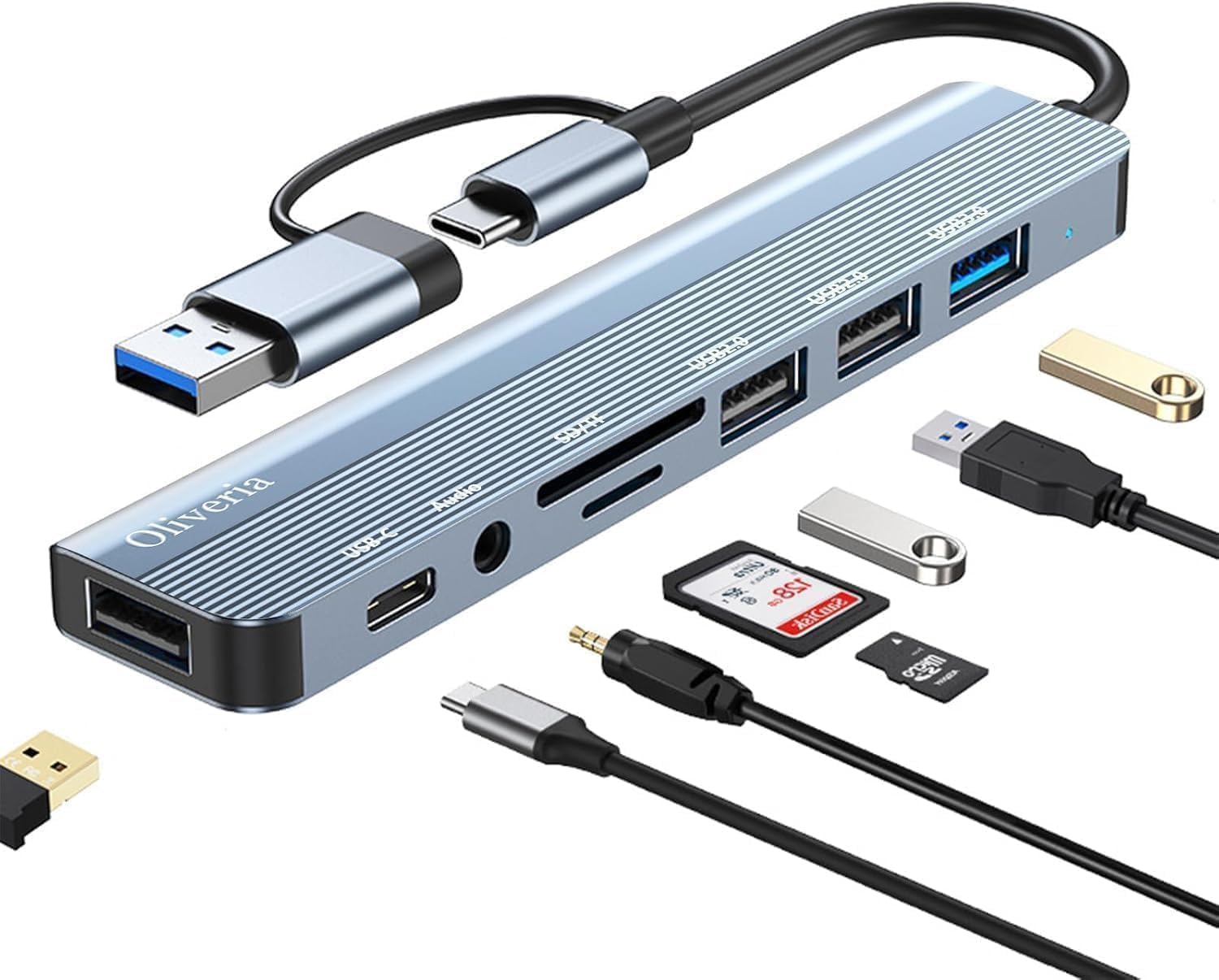 Hub USB C 8w2