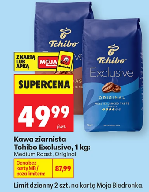 Kawa ziarnista Tchibo Exlusive, 1 KG