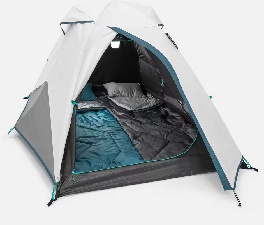 Namiot kempingowy Quechua MH100 Fresh & Black - dla 2 osób
