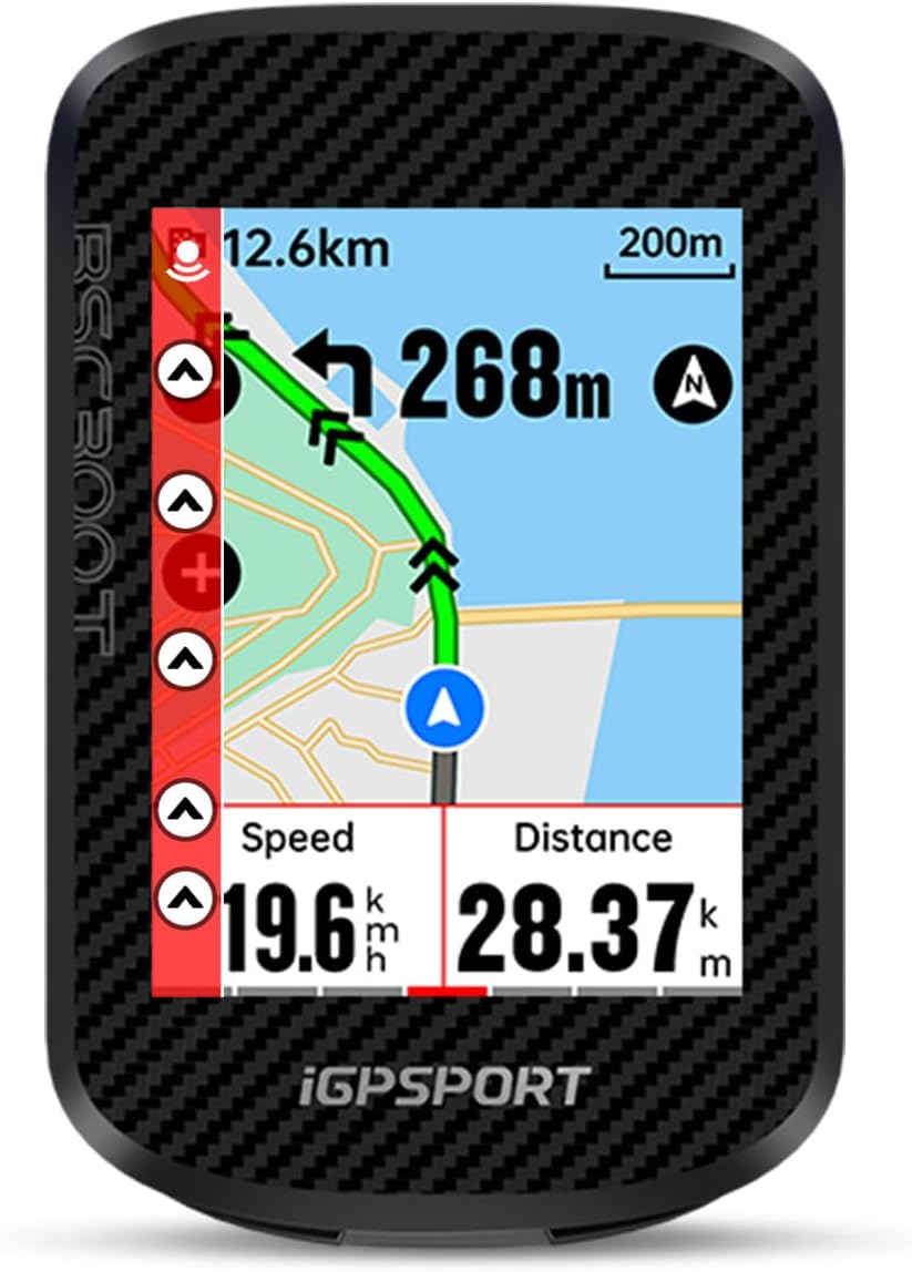 iGPSPORT BSC300T Licznik Rowerowy GPS, Kolorowy Ekran Dotykowy 2,4"