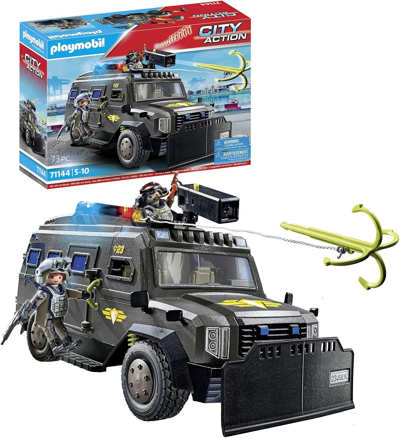 PLAYMOBIL 71144 City Action Pojazd terenowy jednostki specjalnej,