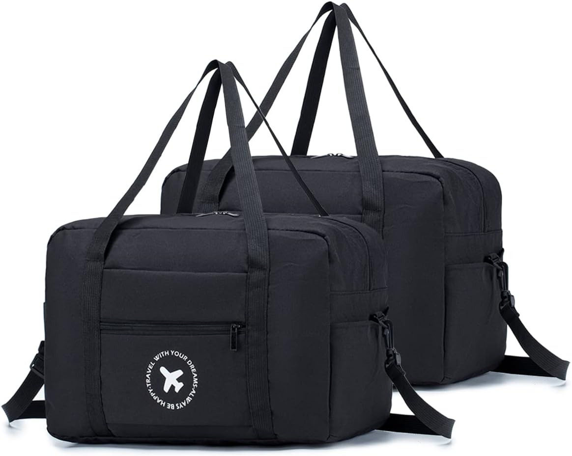 2x BAGZY Torba Podręczna Ryanair 40x20x25 Składana Torba Kabinowa 20L
