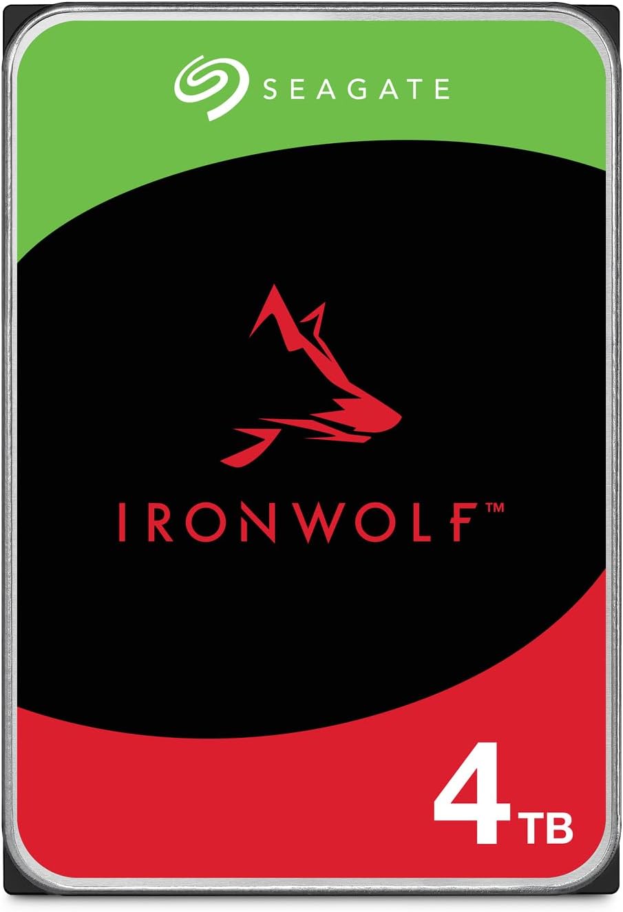 Dysk HD wewnętrzny Seagate IronWolf 4TB, NAS RAID, NAS, 3.5", SATA 6 GB/s, 5400 RPM