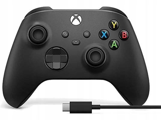 Kontroler bezprzewodowy MICROSOFT EP2-29944 Xbox Carbon Black + Kabel USB-C - od imperium-gier