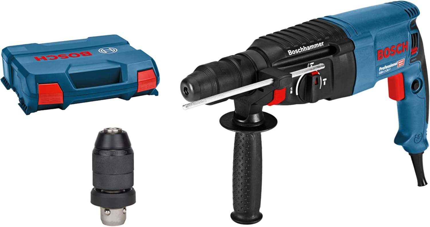 Bosch Professional: młot udarowo-obrotowy GBH 2-26 F (830 W, energia udaru 2.7J)