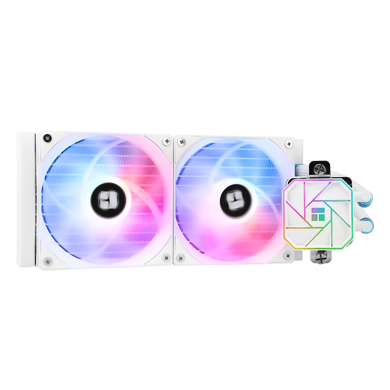 Chłodzenie wodne Thermalright AQUA ELITE 240, Biały, V3, wentylatory PWM ARGB z łożyskami S-FDB
