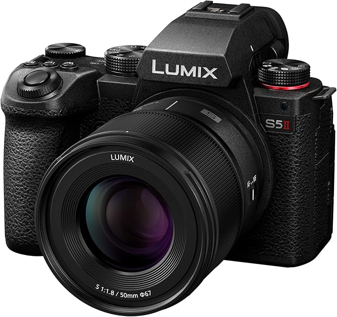 Panasonic Lumix DC-S5 II, pełnoklatkowy aparat bezlusterkowy DC-S5M2 + obiektyw S-S50E 50mm, F1.8