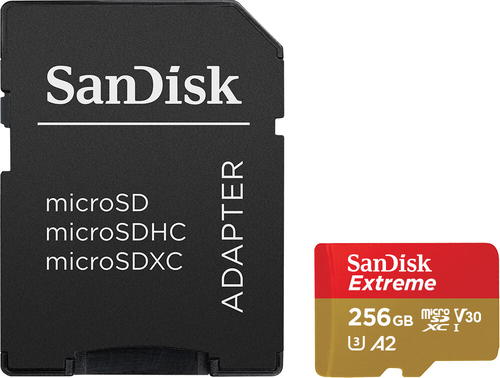 Karta pamięci SANDISK Extreme microSDXC 256GB + Adapter
