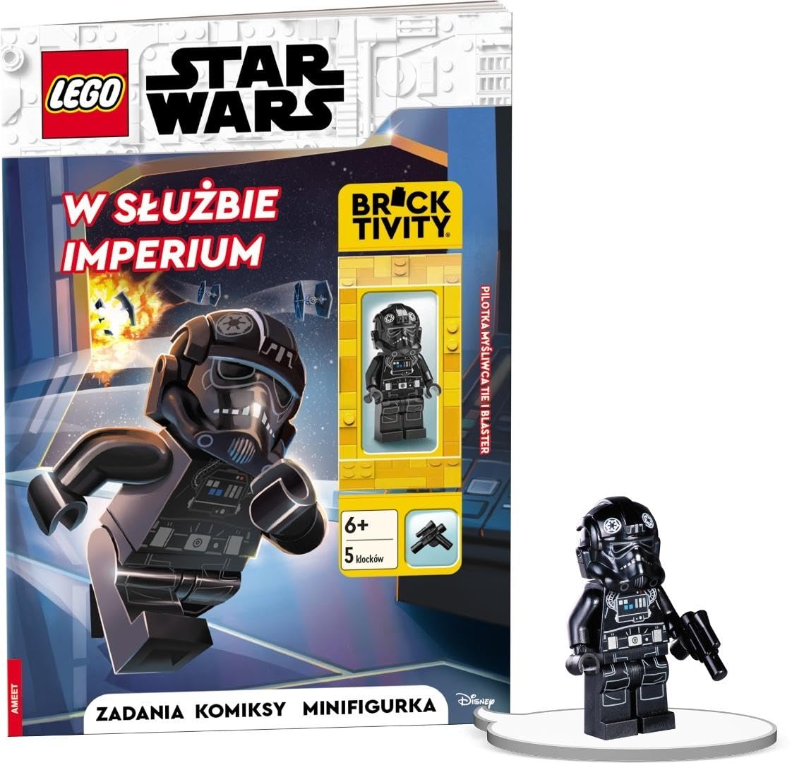 Lego StarWars. W służbie imperium: LNC-6317 - zestaw: książeczka z zadaniami, komiks i minifigurka