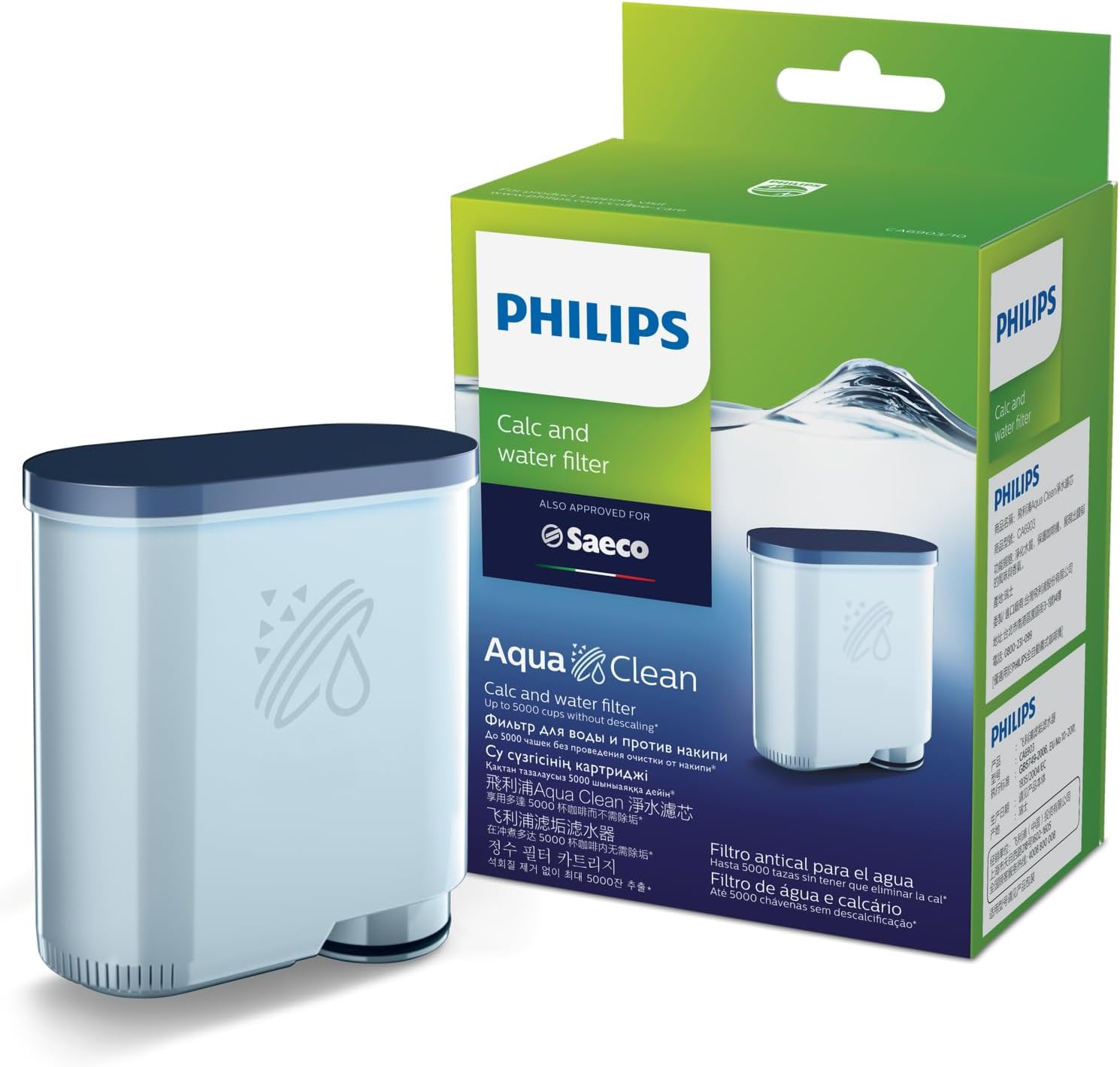 Philips AquaClean Antywapienny Filtr Wody do Ekspresów do Kawy