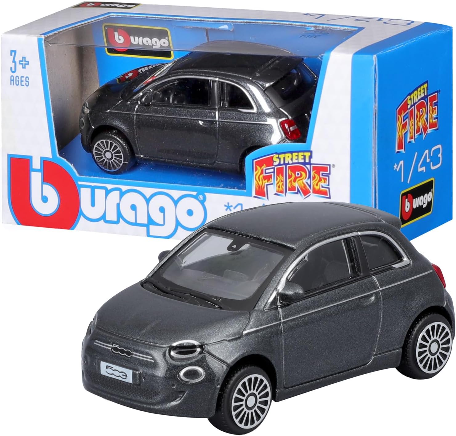 Burago - Fiat 500E - skala 1:43